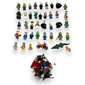 Lego Huge Minifigure Accessories Animals Vehicle Weapons Lot Toy Story Star Wars